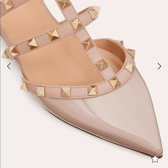 Valentino Garavani Rockstud patent-leather mule - Picture 6 of 7